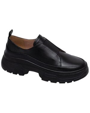 Linea Paolo Roselle Leather Loafer - Black