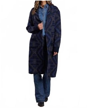 Stetson Southwestern Duster Sweater - Blue