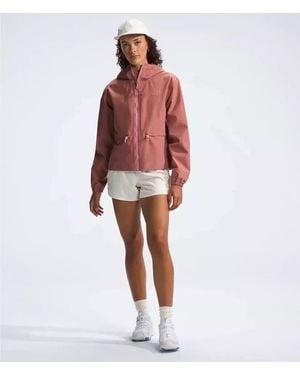 The North Face Daybreak Nf0A86Nznxq Rain Jacket Light Mahogany Kfc255 - Red