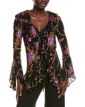 Diane von Furstenberg Charlise Blouse - Black