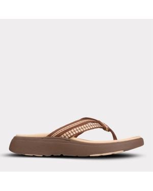 Mykos Nami Thong Sandal - Brown