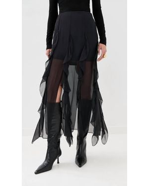 Veronica Beard Ava Maxi Skirt - Black