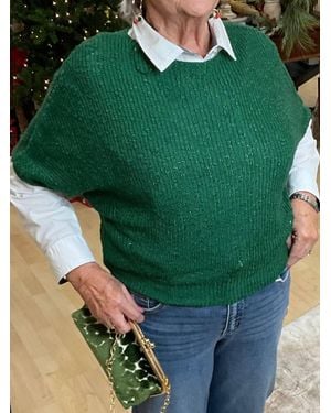Eesome Knit Short Sleeve Top - Green