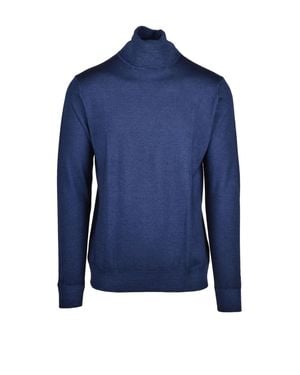 Aspesi Classic Turtleneck Sweater - Blue