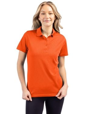 Clique Spin Eco Performance Pique Polo - Orange