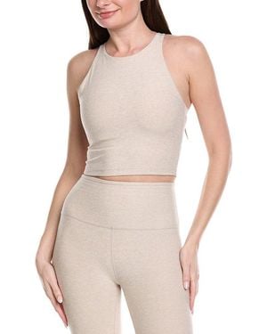 Beyond Yoga Spacedye Refocus Cropped Tank - White