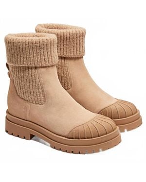 Sam Edelman Steele Knit Chelsea Boot - Natural
