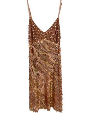 Ottod'Ame Rame Dress - Brown