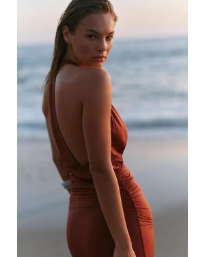 FARM Rio Mini Dress - Brown