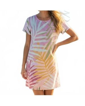 MINKPINK Palm Springs Tee Dress - Blue