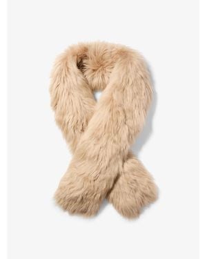 Michael Kors Shearling Stole - Natural