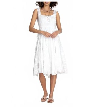 Johnny Was Siren Dress - White
