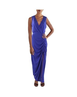 L*Space Darcy Ruched Tencel Midi Dress - Blue