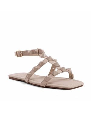 Shu Shop Babe Studded Flats - Brown