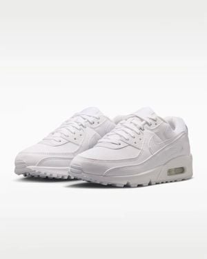 Nike Air Max 90 Dh8010-100 Sneakers Lifestyle Shoes Shop805 - Gray