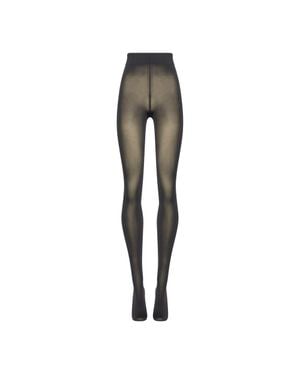 Wolford Velvet De Luxe 66 Tights - Gray