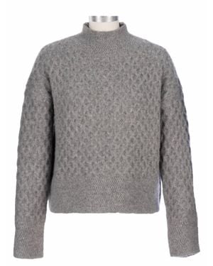 Kut From The Kloth High Neck Pull On Sweater - Gray