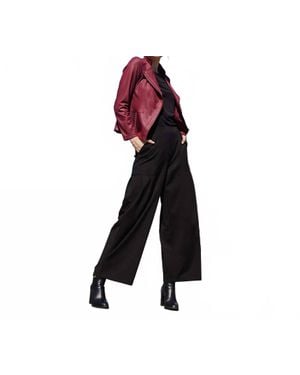 Clara Sunwoo Liquid Leather Signature Jacket - Black