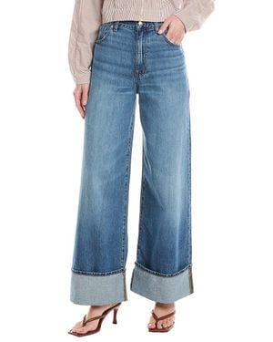 Madewell Fannin Wash Super Wide Leg Jean - Blue