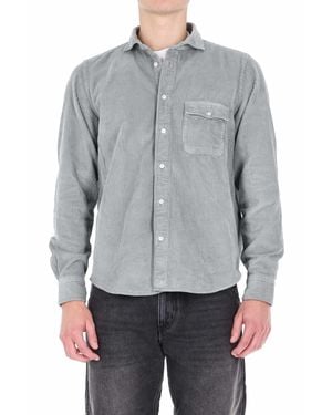 Finamore 1925 Premium Button-Up Shirt - Gray
