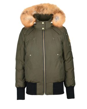 Moose Knuckles Military Bomber Coat - Green