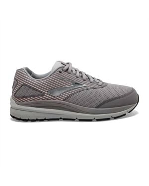 Brooks Addiction Walker Suede Walking Shoes - Gray