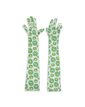 WORLD WIDE LTD Flower Print Long Fuji/ Gloves - Green