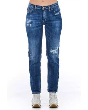 Frankie Morello Cotton Jeans - Blue