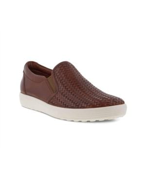 Ecco Soft 7 Slip-On Shoe - Brown