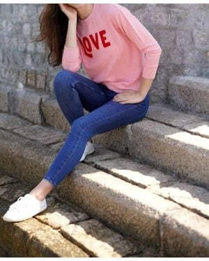 Shiraleah Love Sweatshirt - Pink