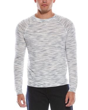 Autumn Cashmere Raglan Crewneck Sweatshirt - Gray
