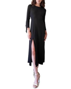 LBLC The Label Donna Long Sleeve Dress - Black