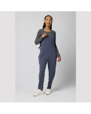 Known Supply Cadence Overall Romper - Blue