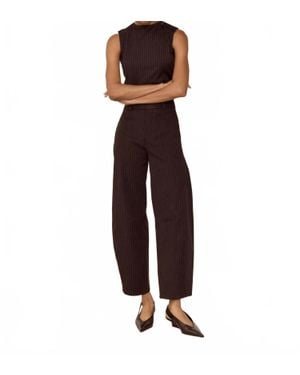 DL1961 Miro Rigid Barrel High Rise Pants - Purple