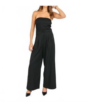 Sadie & Sage Royale Tube Jumpsuit - Black