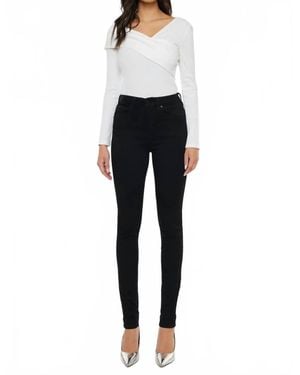 Kancan High Rise Super Skinny Jeans - Blue