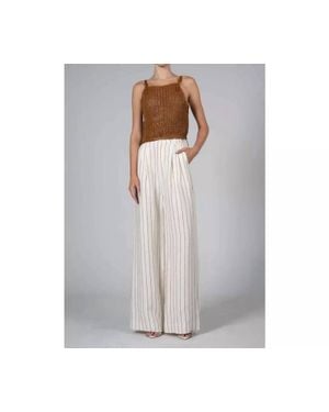 NonChalant Label Raven Stripe Pants - Gray