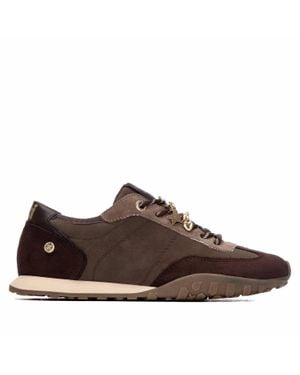 Xti Casual Lace-Up Sneakers - Brown