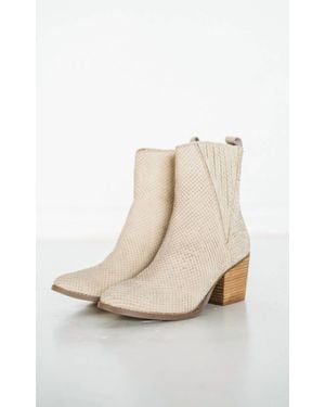 Naughty Monkey Lizard Bootie - Natural