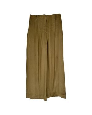 Acne Studios Wide-Leg Pants - Green