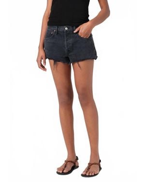 Agolde Parker Denim Short - Black