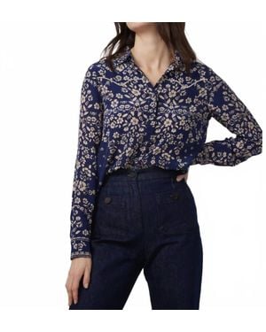 Gilner Farrar Florence Button Down Top - Blue