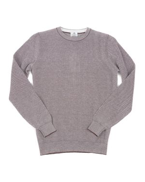 Luigi Borrelli Napoli Knit Cotton Sweater - Gray