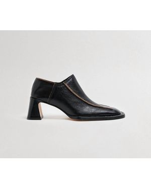 Miista Autumn Heeled Mules - Black