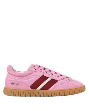 Bally Palmy Leather Low-Top Sneakers, Brand Size 36 Us - Pink