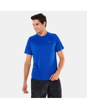 Under Armour Tech 2.0 T-Shirt Short Sleeve Activewear Kfc1067 - Blue