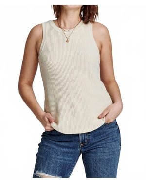 Another Love Cora Rib Sleeveless Top - Natural