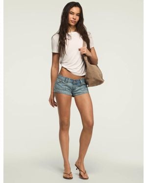 Lucky Brand Micro Mini Short - Natural