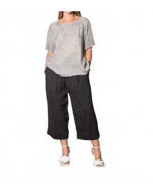 SANCTAMUERTE Boyfriend Short Sleeve Tee - Black