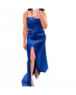 Amoris Steal The Spotlight Dress - Blue